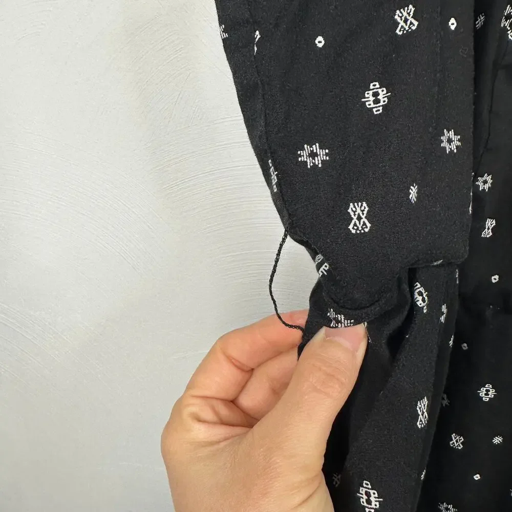 Torrid Black Midi Poplin Collared Shirtdress - Picture 6 of 9
